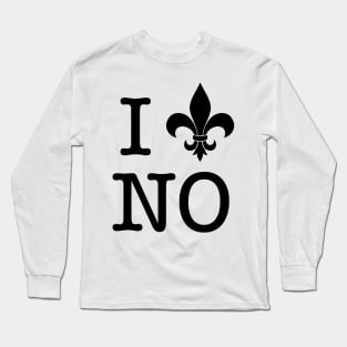 I Fleur de Lis New Orleans Long Sleeve T-Shirt